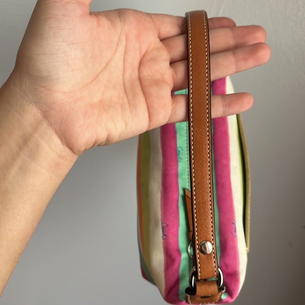 Coach Vibrant Striped Baguette - Picture 7 of 10
